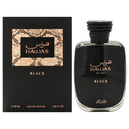 Hawas for Him Black Edition by Rasasi Men’s Eau de Parfum 100ml (3.4 oz)