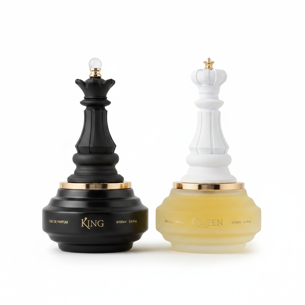 Armaf King & Queen Bundle 2-piece Eau de Parfum set – fresh woody masculine and floral feminine fragrance duo