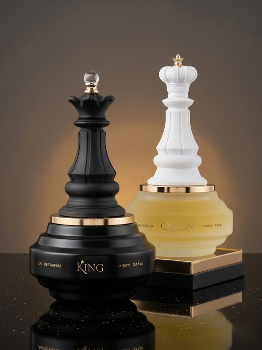 Armaf King & Queen Bundle 2-piece Eau de Parfum set – fresh woody masculine and floral feminine fragrance duo