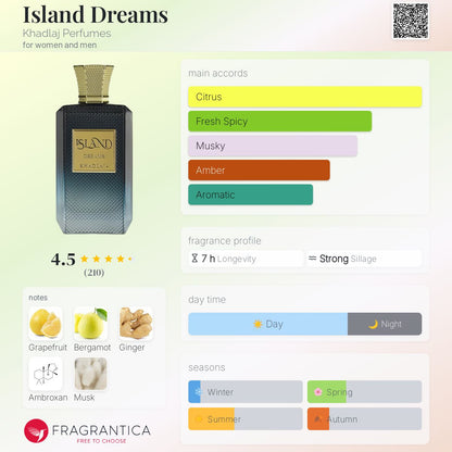 Khadlaj Island Dreams Extrait de Parfum 100 ml (3.4 oz)