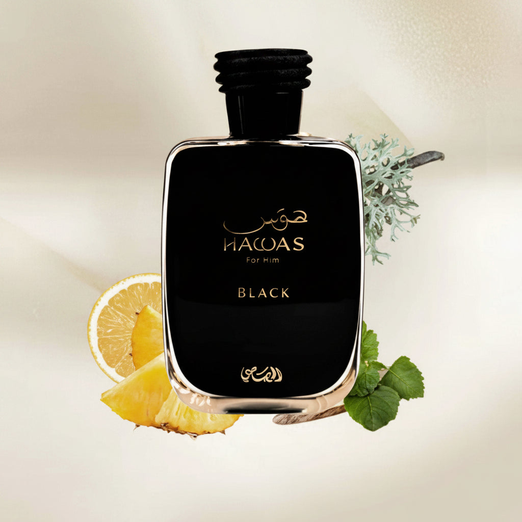 Hawas for Him Black Edition by Rasasi Men’s Eau de Parfum 100ml (3.4 oz)
